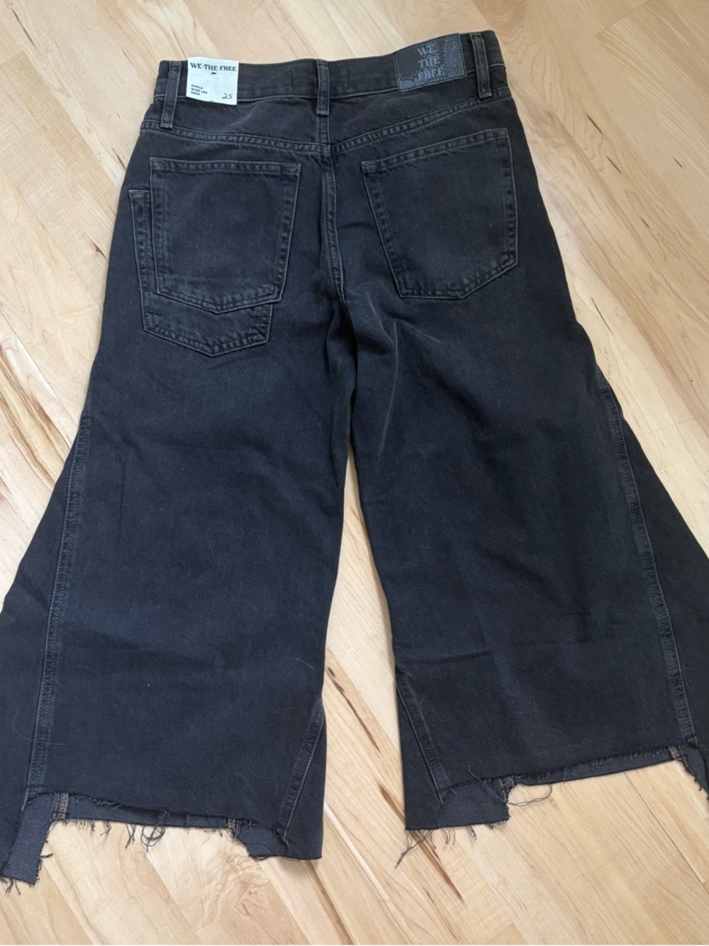 NWT Free People Ripple wide leg crop jeans - Picture 5 of 15